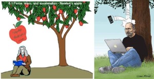 newtons-apple-vs-steve-jobs-apple